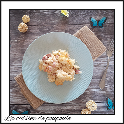 Gratin de chou-fleur et riz