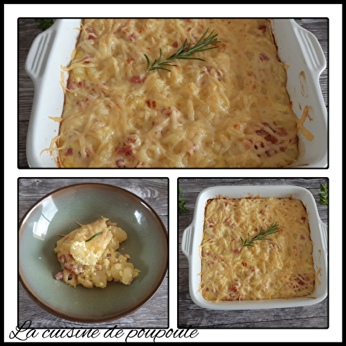 Gratin de gnocchis façon carbonara