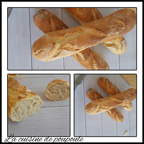 Mes baguettes super bonne au Kitchenaid