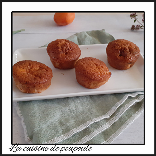 Muffins abricots amande
