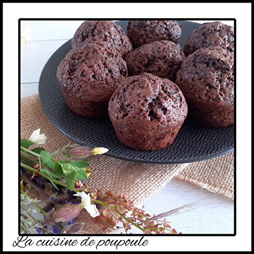 Muffins au chocolat de Cyril Lignac