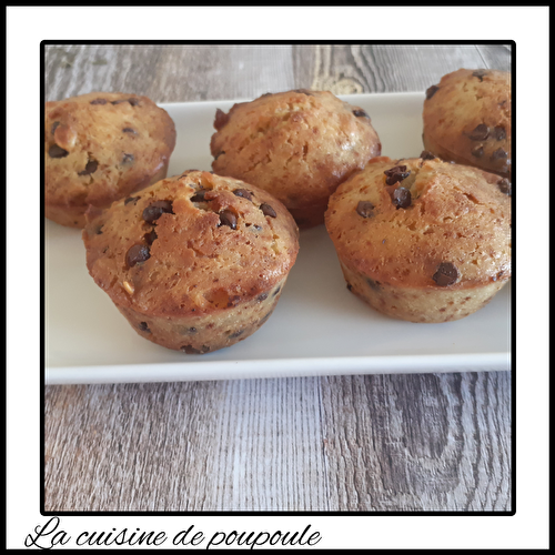 Muffins au sirop d’érable, flocons d’avoine et chocolat