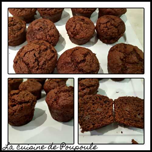 Muffins choco poire