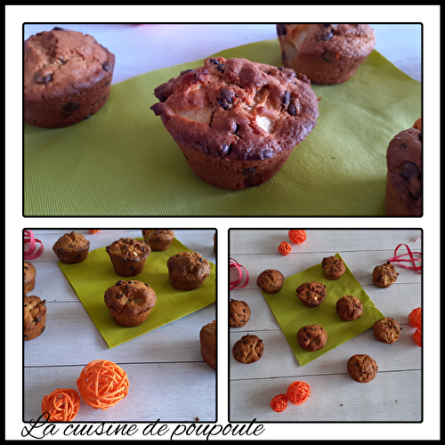 Muffins pommes pépites de chocolat