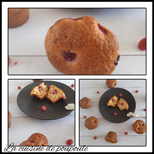 Muffins ultra moelleux aux framboises