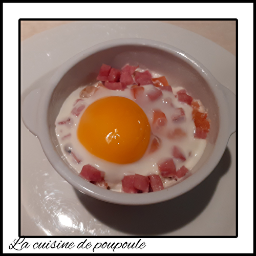 Oeufs Cocotte aux petits pois