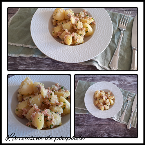 Pommes de terre sautées au thon