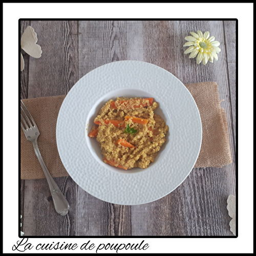 Quinoa aux carottes et cumin