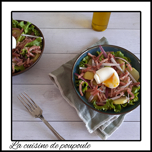 Salade aux pommes de terre et aux lardons