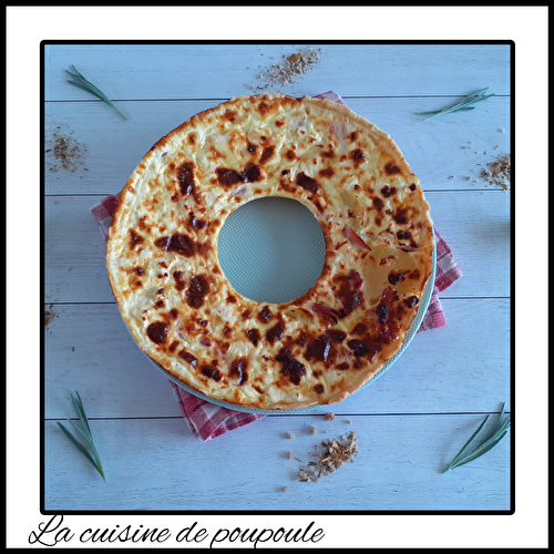 Tarte couronne pomme de terre, feta