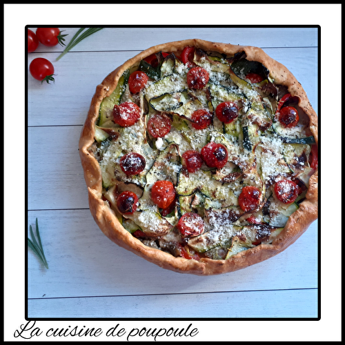 Tarte de légumes grillés