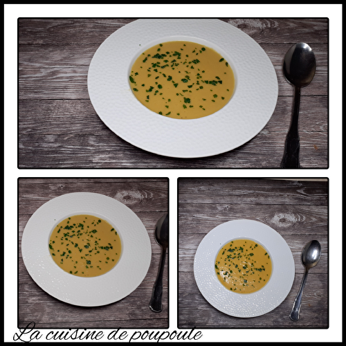 Velouté de chou blanc et carottes