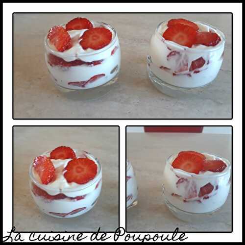 Verrine Fraisinette