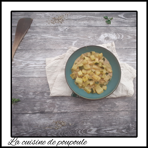 Courgettes à la moutarde