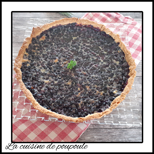 Tarte aux myrtilles des Alpes