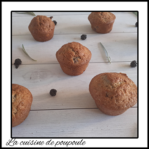 Muffins aux mûres très facile