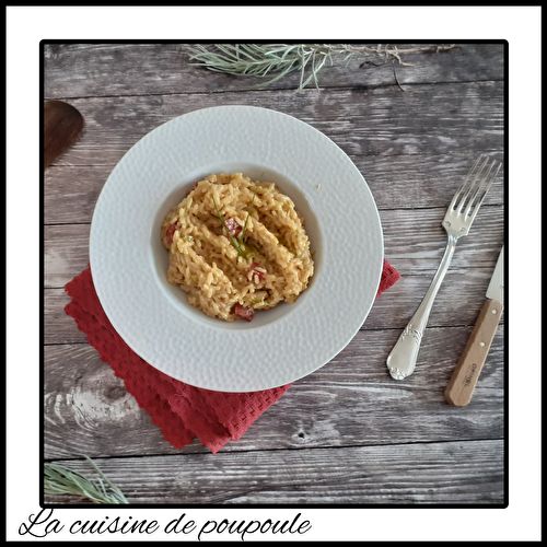 Risotto au chorizo au cookéo