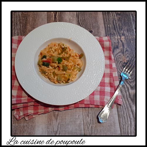 Risotto aux légumes à la façon de Jacre