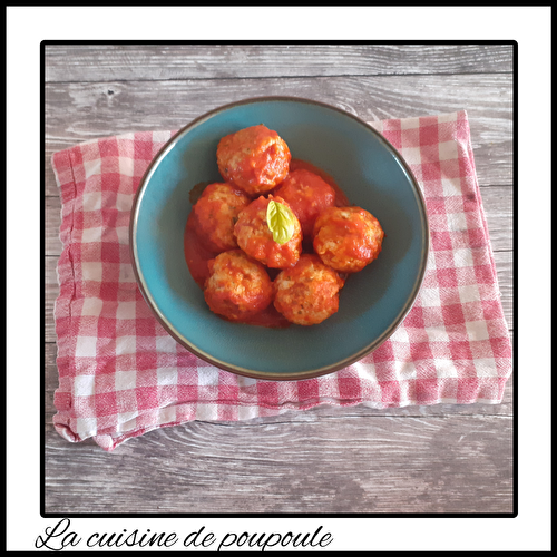 Boulettes de dinde aux olives