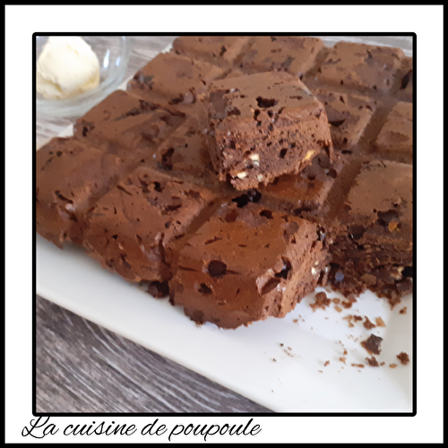 Brownie aux 3 chocolats