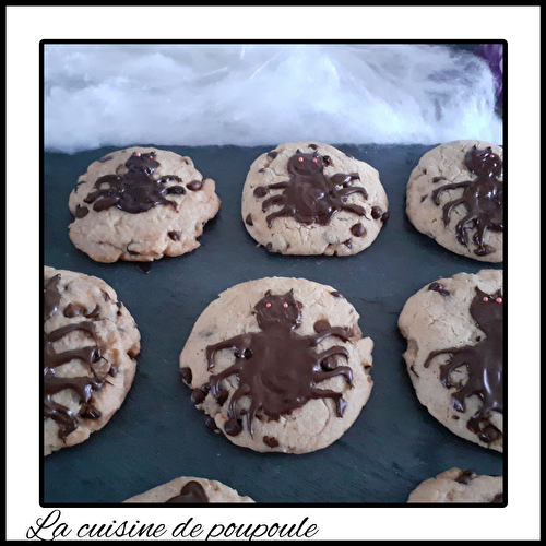 Cookies araignées d’Halloween