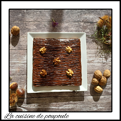 Gâteau aux noix et au chocolat