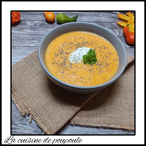 Velouté de carottes au St Môret