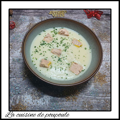 Velouté de panais au foie gras