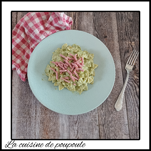 Fusilli au brocoli et bacon