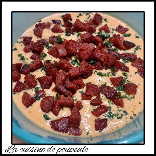 Houmous au chorizo