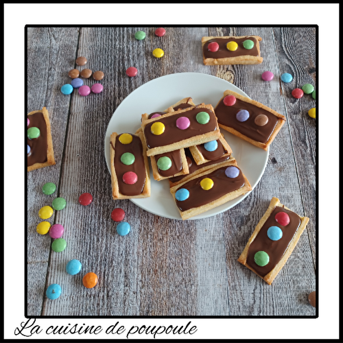 Biscuits au chocolat et Smarties