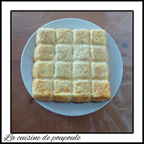 Gâteau de chou fleur au parmesan