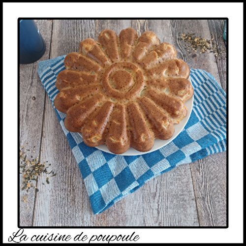 Gâteau du matin aux noix et aux poires