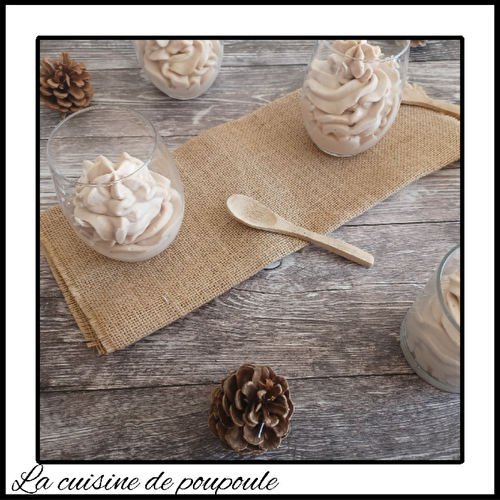 Mousse façon chantilly aux marrons