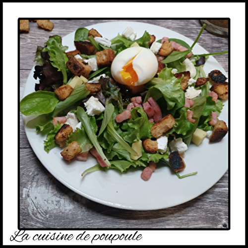 Salade campagnarde au chèvre