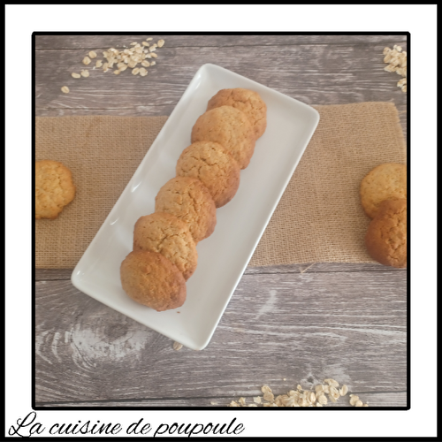 Biscuits aux flocons d’avoine et au miel