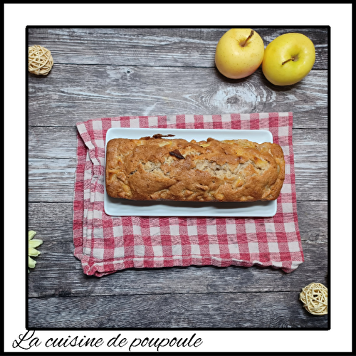 Cake aux pommes et aux noix