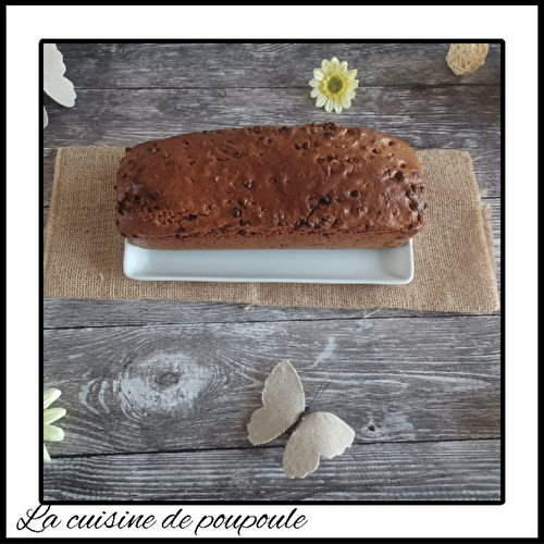 Cake chocolat noir et noix de coco