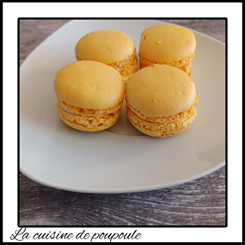 Macarons au citron à la meringue Italienne