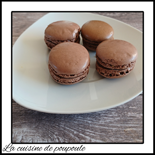 Macarons aux chocolat