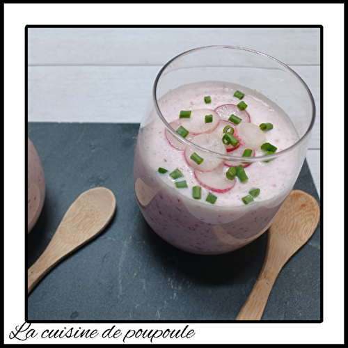 Mousse de radis au fromage blanc