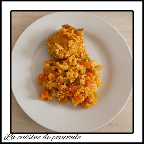 Riz aux légumes et Poulet