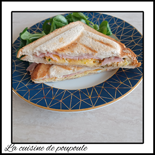 Croque omelette et jambon