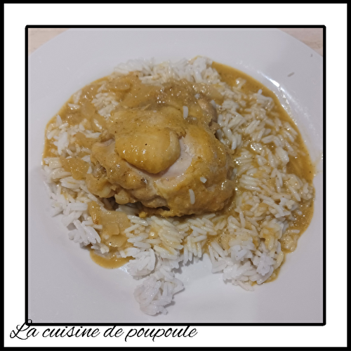 Cuisses de poulet coco curry