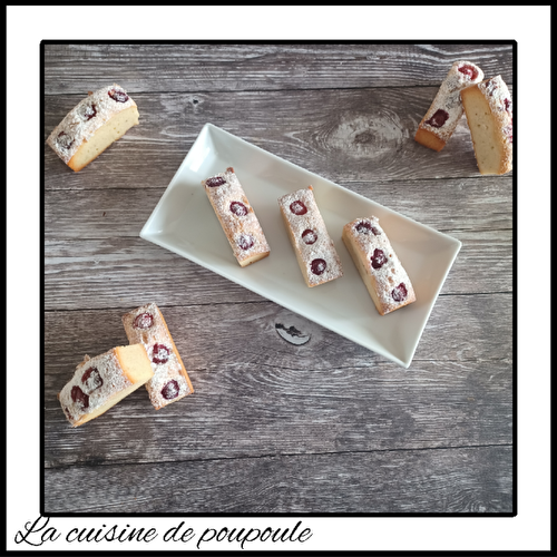 Financiers aux framboises