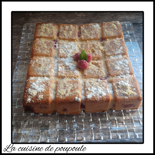 Gâteau léger aux framboises