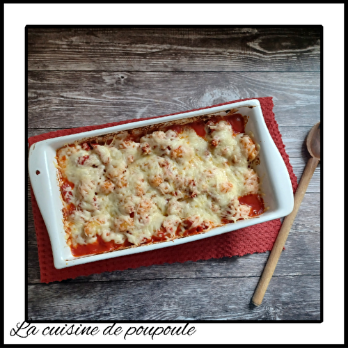 Gratin de gnocchis au chorizo