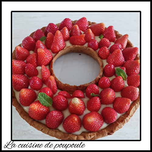 Tarte aux fraises couronne