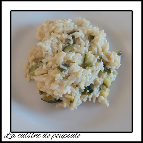 Risotto aux courgettes