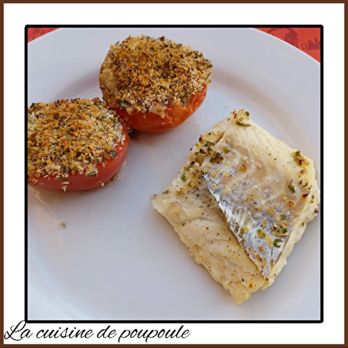 Cabillaud & tomates  à la Provençale